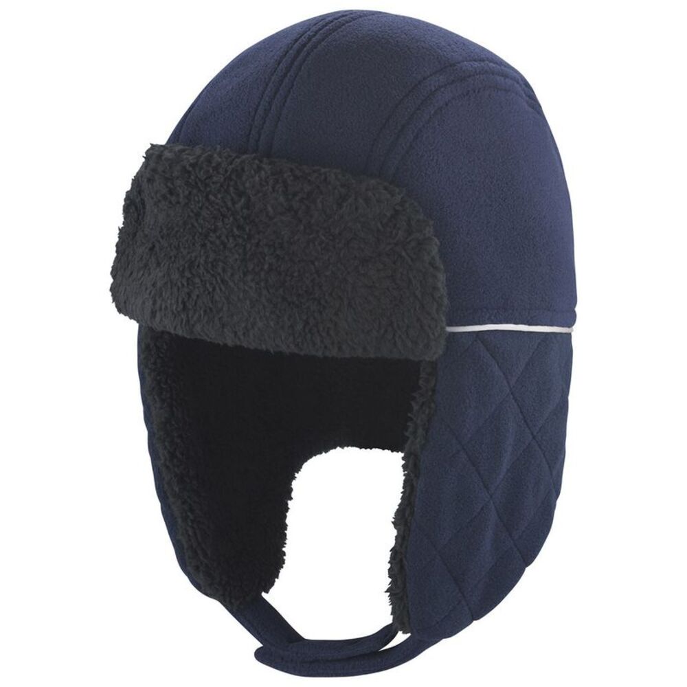 Result Winter Essentials Unisex Adult Ocean Trapper Hat / Navy/Black